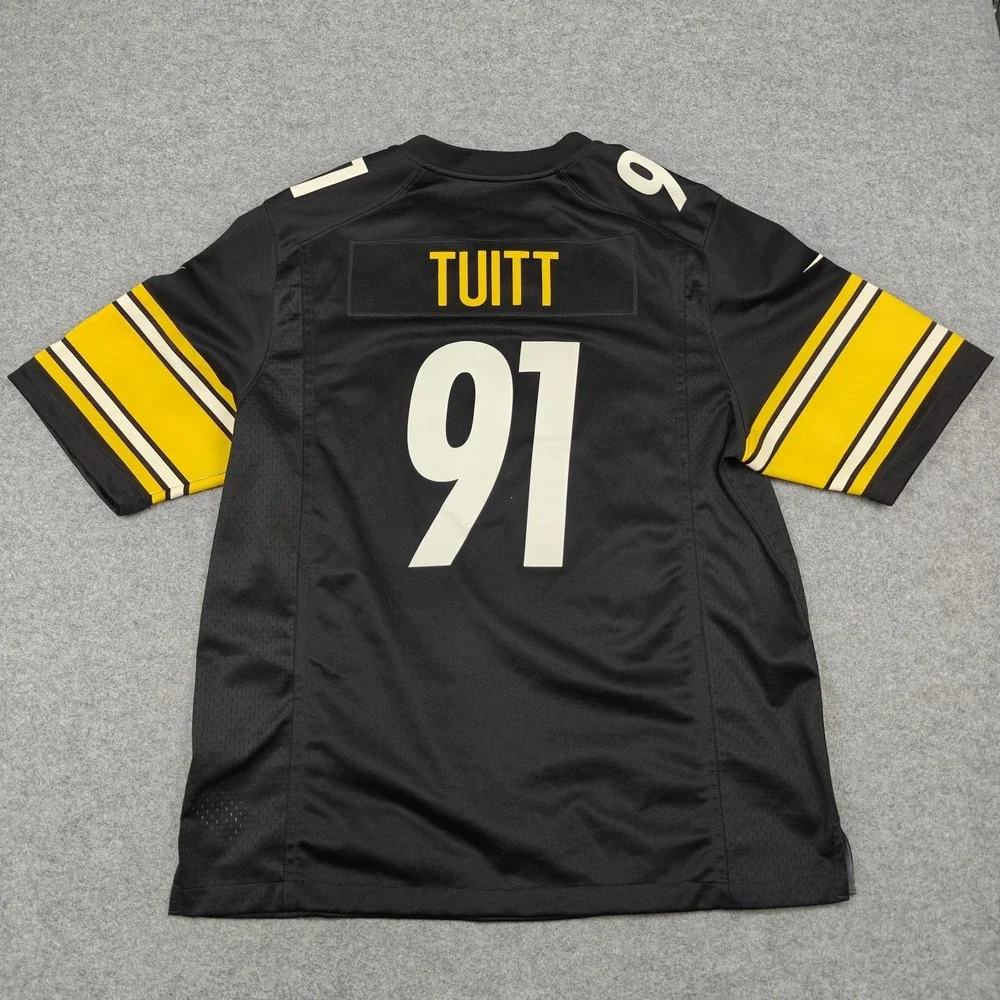 Pittsburgh Steelers Jersey‎ Mens XL Black NFL Football Nike Stephon Tuitt 91